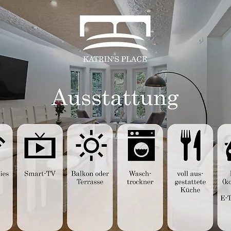 شقة Katrin's Place - Woellstadt Mit Terrasse Oder Balkonen Wollstadt