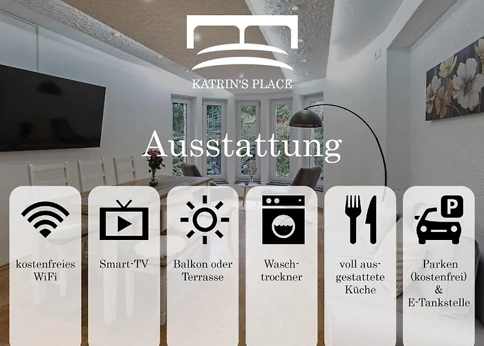 Apartmán Katrin's Place - Woellstadt Mit Terrasse Oder Balkonen Wollstadt